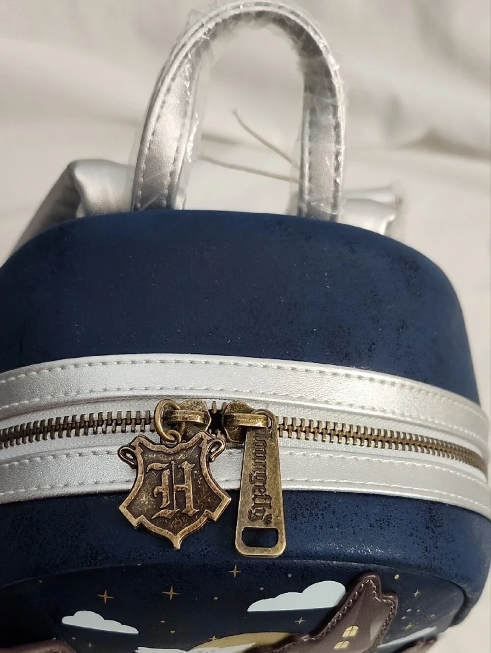 Loungefly Hogwarts Castle Mini Backpack and Golden Snitch Zip Wallet
